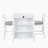 Modern Dining Table Set for 2 with Charging Station & 3-Tier Adjustable Storage | Space-Saving Kitchen Set with Upholstered Chairs for Small Spaces, Apartment-1746439336-1746439342