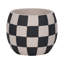 Sagebrook Home 8" Checkerboard Rounded Planter, Black/White-1671425974