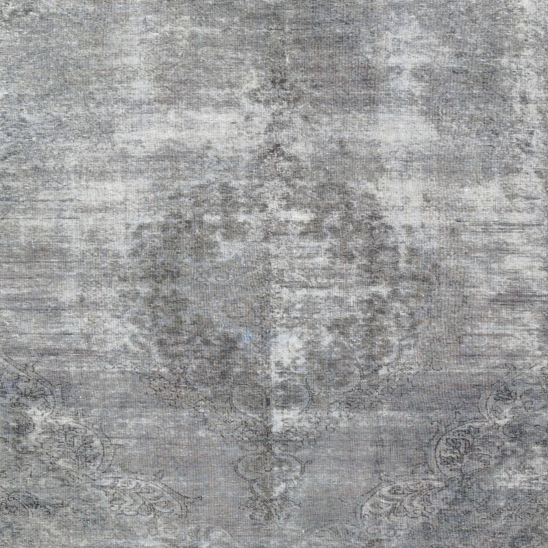 Tapis 100% traditionnel lavable à la machine 3855 Akaylah, Carré 4 pi