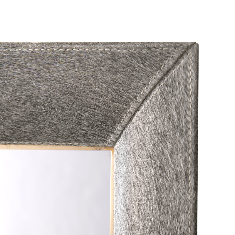 Andre Flat Metal Wall Mirror, 40" x 26.5"