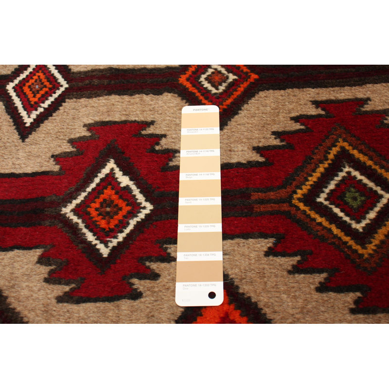 Tapis unique en laine noué à la main 3 pi 1 po x 5 pi 8 po nouvel âge Kalgoorlie
