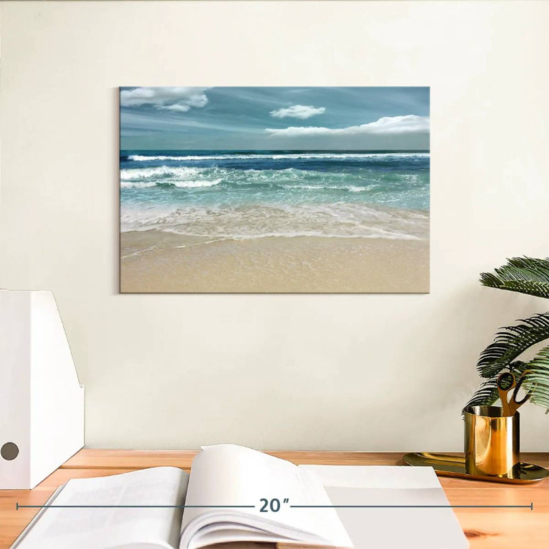 Symphonie de la mer, reproduction sur toile, H 8 po x l 12 po x P 1 po