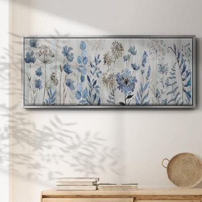 «Blue Meadow», toile encadrée