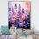 «Meadow Lavender Enchantment I», art mural sur toile floral et botanique