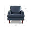 Chaise en cuir fleur Reuma-284637560