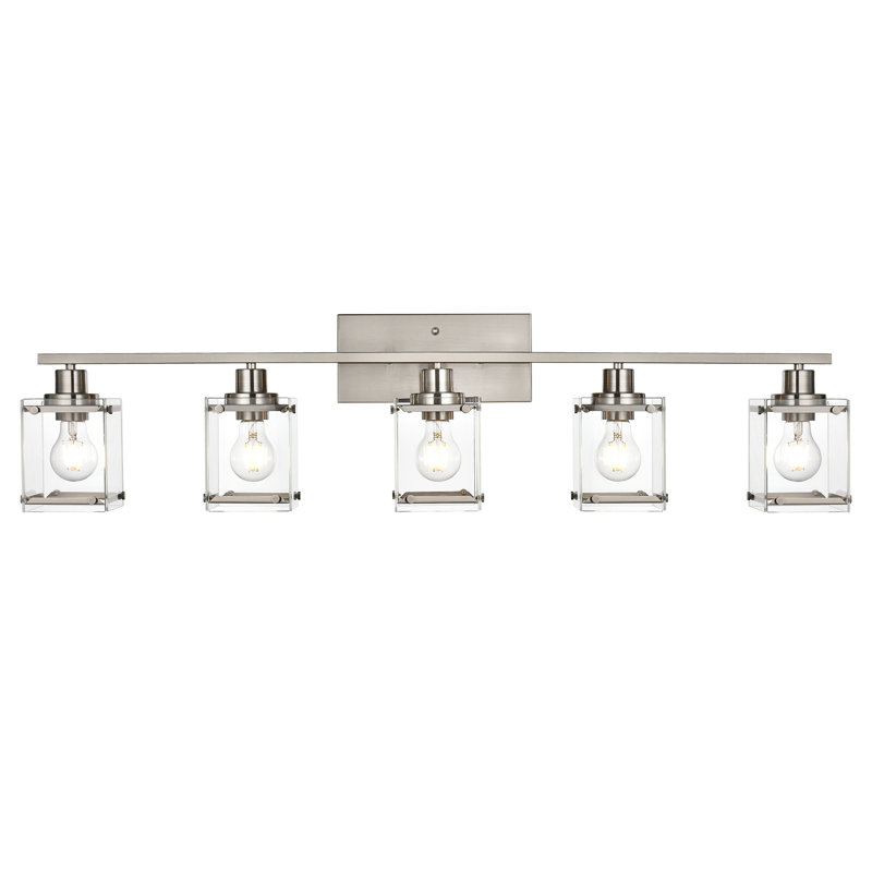 Audrius 5 - Light Dimmable Vanity Light, Brushed Nickel