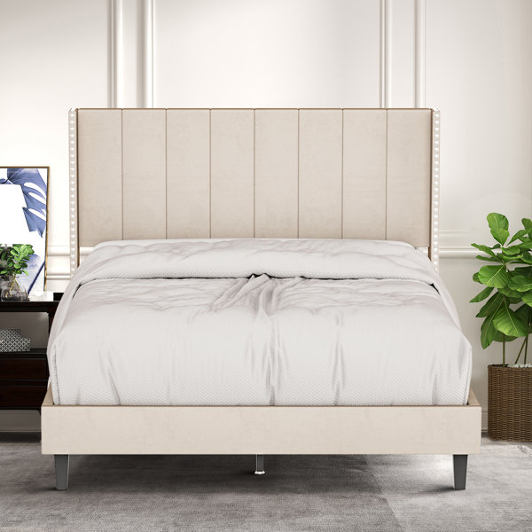 Latitude Run® Upholstered Platform Bed | Wayfair