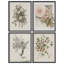 Fleurs vertes, art floral moderne, impressions encadrées, affiches, petit art mural de salle de bain-104786560-104786564