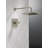Modern Raincan Square Single-Function Shower Faucet Set, Valve Trim Kit, Rainfall Shower Head-94088355