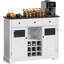 Buffet 47 po avec rangement 3 tiroirs