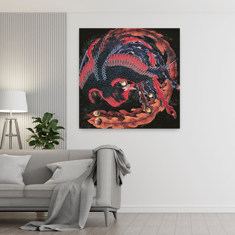 Reproduction d'art mural Phoenix, H 48 po x l 48 po