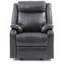 Contemporary Black Padded Recliner Chair-331782437