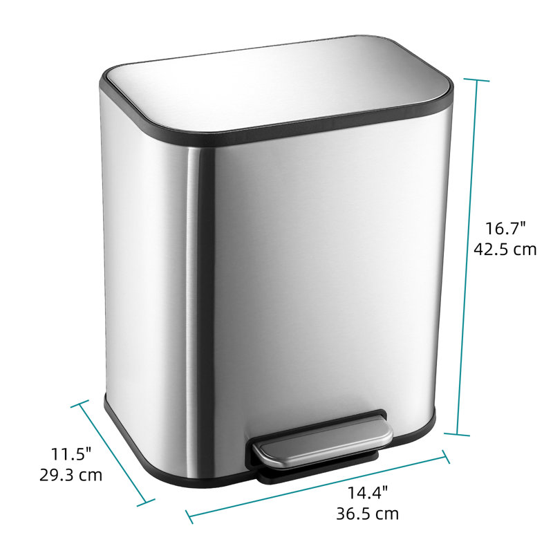 Stainless Steel Kitchen Trash Can