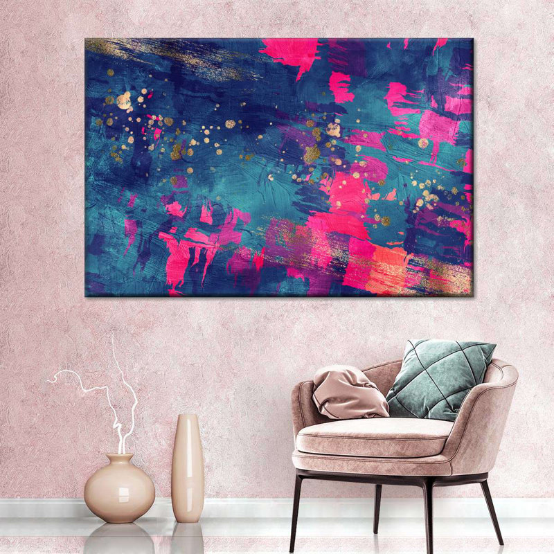 Sur toile, H 51 po x l 34 po x P 1,25 po