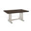  Ensemble de coin-repas en coin de ferme avec rangement caché en brun foncé blanc ferme-1274376888