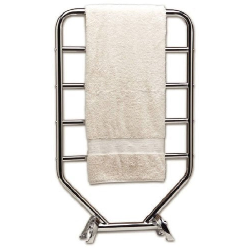 Warmrails Traditional Wall Mounted/Free Standing Towel Warmer Rack, Nickel