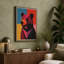 Cubist Bear Portrait Geometric - Wrapped Canvas-1517489889-1517489894