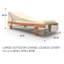 Housse pour chaise longue de patio résistante à l'eau et à l'eau-953312072