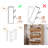 Wavy 3-Door Shoe Storage,-1192555197