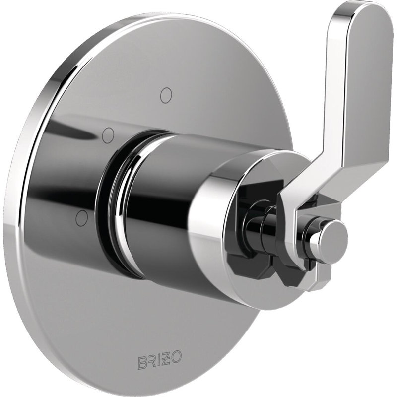 Litze® Wall Mounted Diverter Valve, Chrome, Industrial Lever