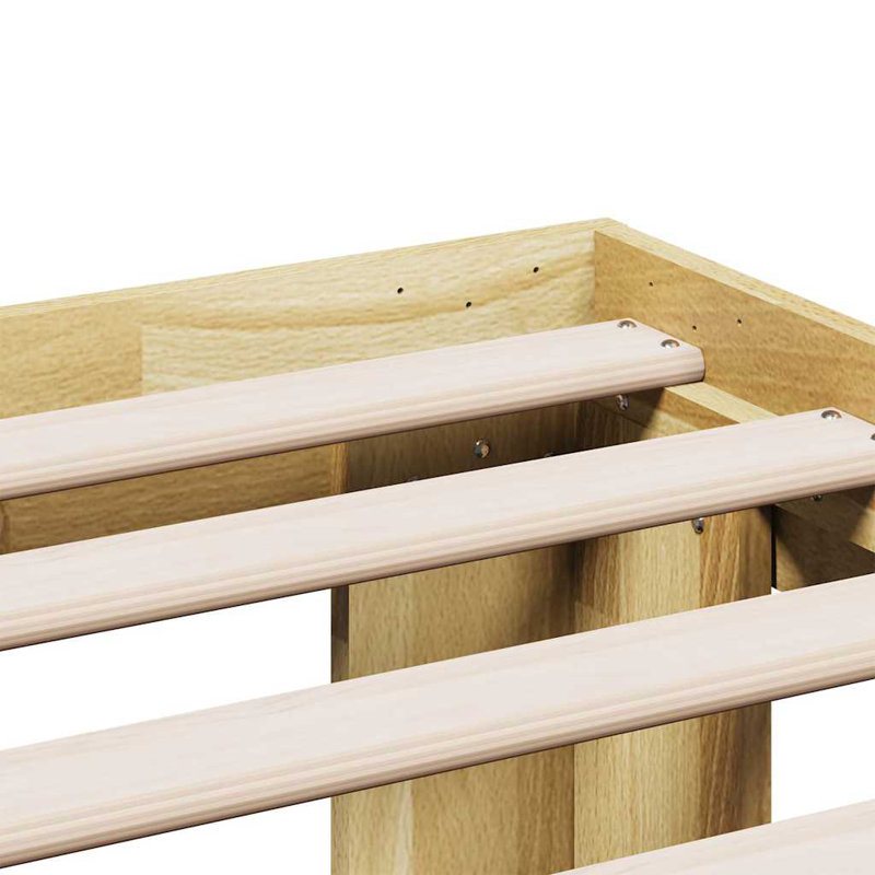 Solid Wood Bed, Double (4'6)