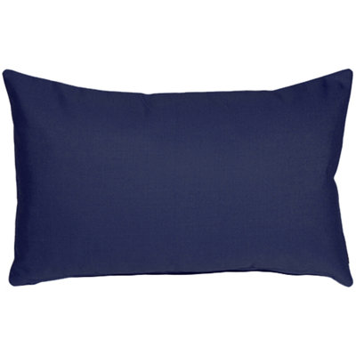 Coussins décoratifs lombaires rembourrés en polyester de couleur unie pour le jardin ou le patio intérieur / extérieur Sunbrella
