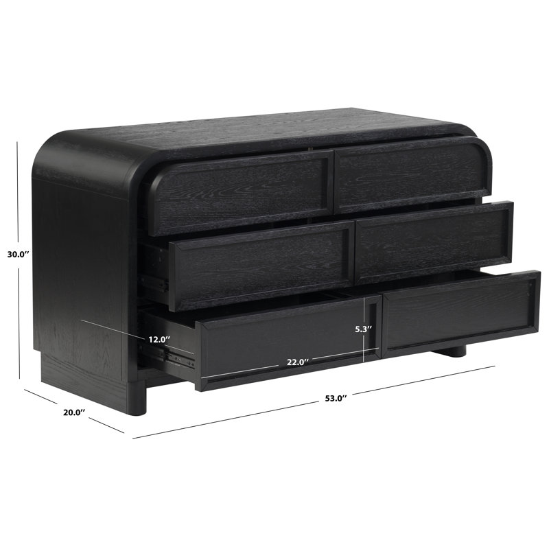 Ensemble de chambre à coucher 2 pièces Dinah, Black