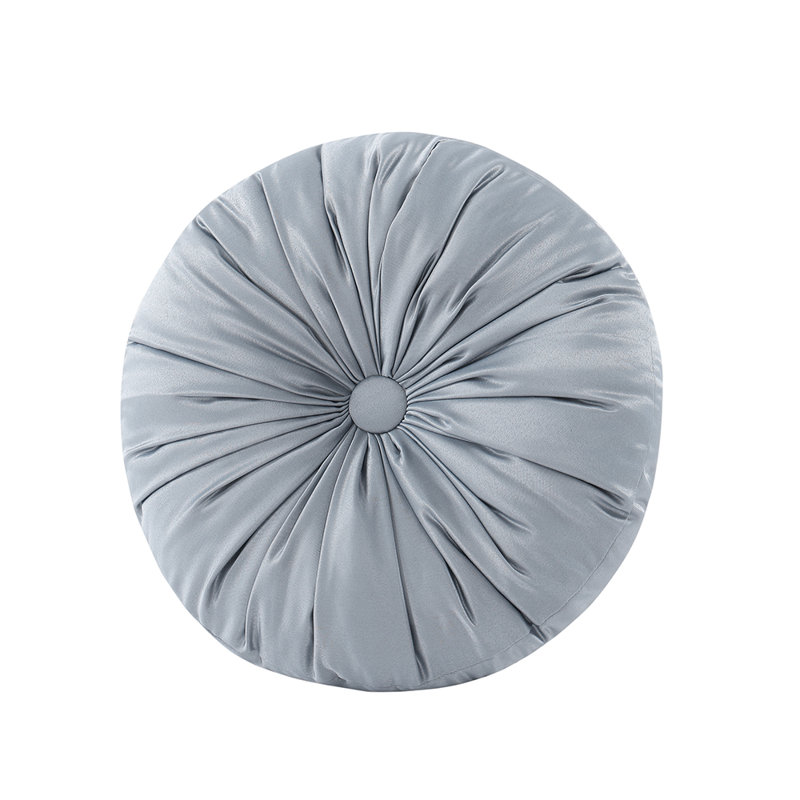 Coussin décoratif rond Lorenzo - bleu