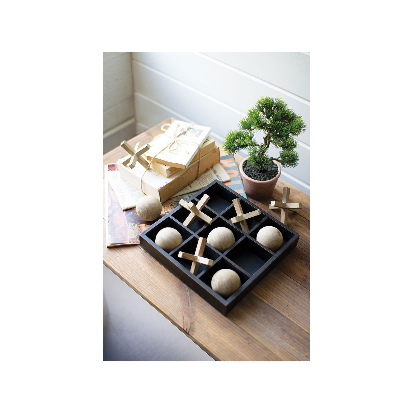Rafael WOODEN TIC-TAC-TOE SET