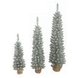 42' H Lighted Artificial Pine Christmas Tree