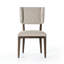 Chaise d'appoint rembourrée Alvina