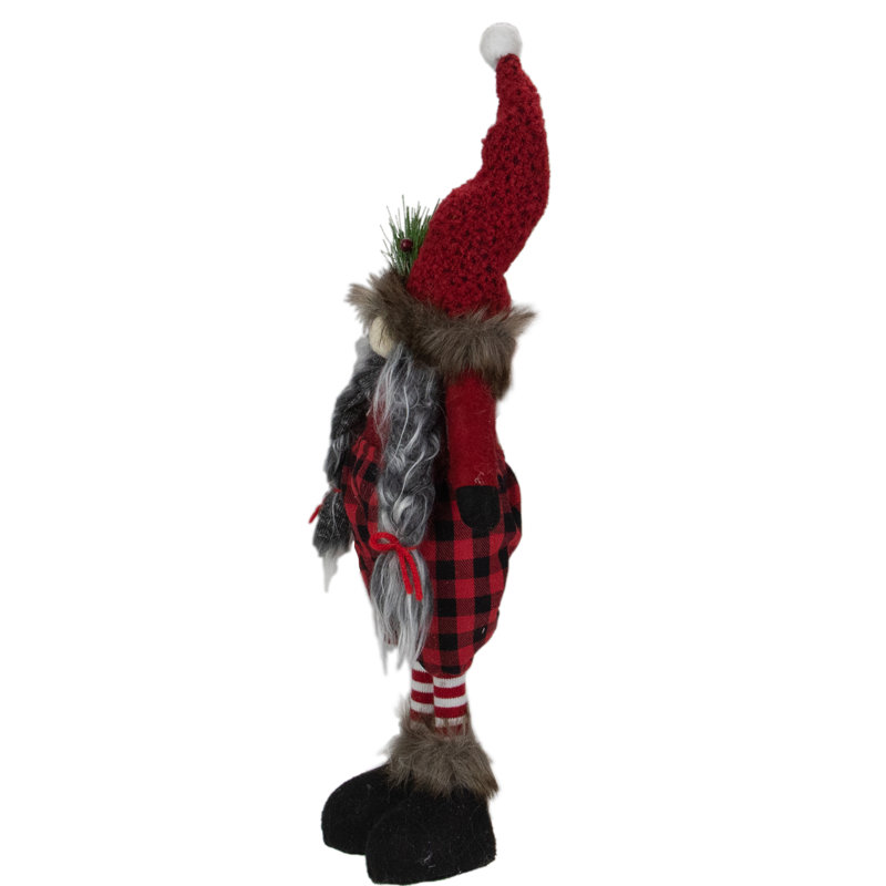 Figurine de Noël 17 po rouge et noir Buffalo