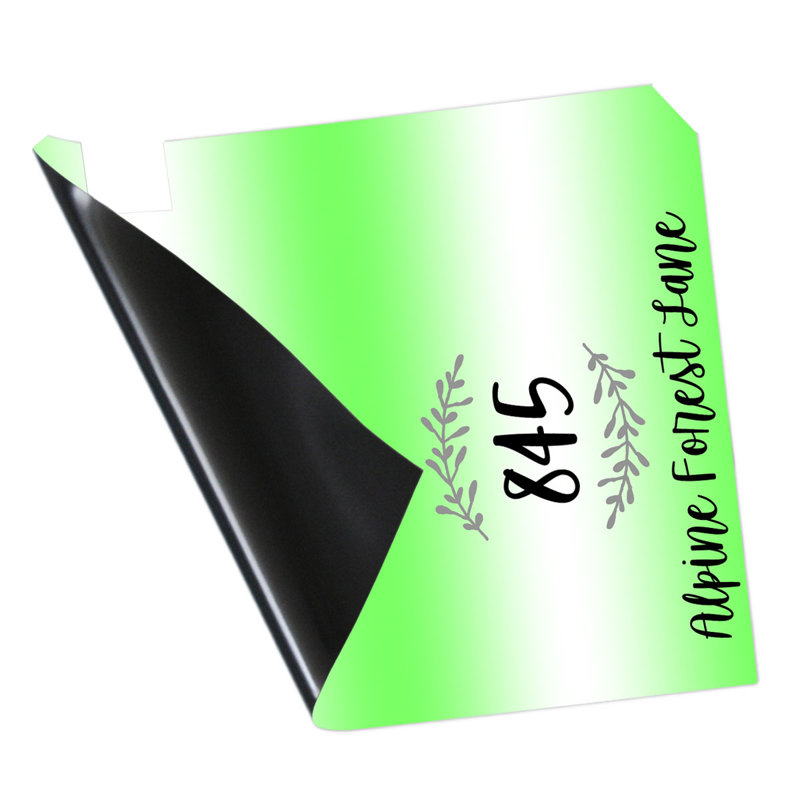 Boîte aux lettres magnétique personnalisée, Vert