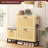 Shoe Storage Cabinet With 2 Flip Drawers-834493181