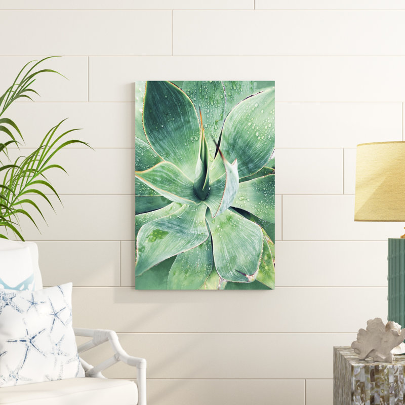 Vert succulent tropical vert I, H 36 po x l 24 po x P 1,25 po