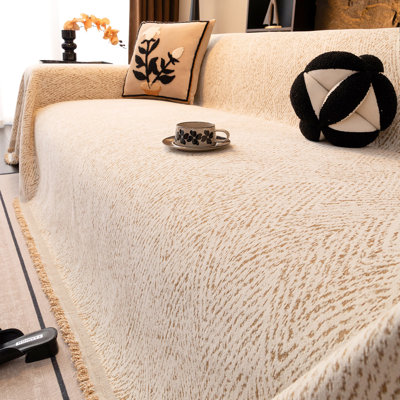  Nayoroom Non Slip Couch Cover Sofa Covers For Cushion Couch Washable Sectional Couch Covers For Dogs Pet Furniture Protector Couch Cover Blanket For Living Room 