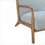 Chaise longue bleue avec structure en bois massif robuste et confort moderne-1383286995