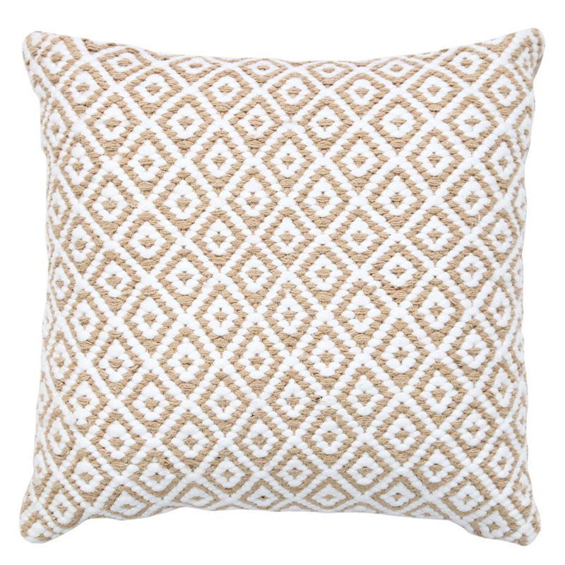  Square Pillow Cover & Insert, Beige