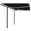 Dakota Fields 300cm W x 250cm D Polyester Cover Retractable Patio Awning-1467923104-1375487568