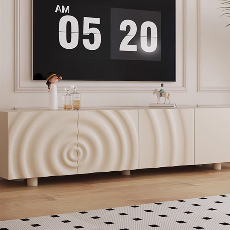Meuble télé sens crémeux au design simple