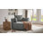 Oversized Chenille Round Accent Chair With Wide Seat, 360° Swivel Base, And Throw Pillows Included-1704563894