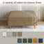 39.8cm Wide Square Solid Colour Standard Ottoman-284355657