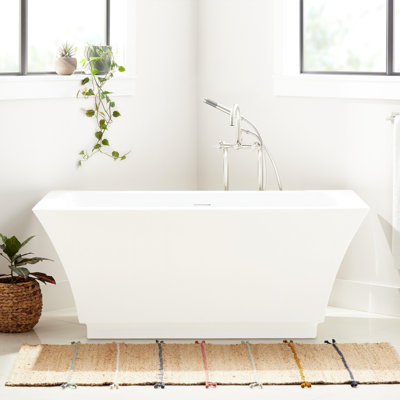 59" Leland Acrylic Freestanding Tub