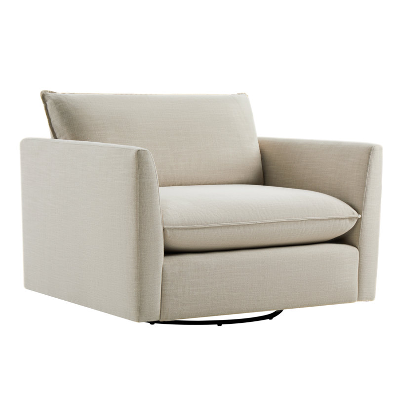 Roselare 45" Oversized Swivel Chair, Lin Performance Effie