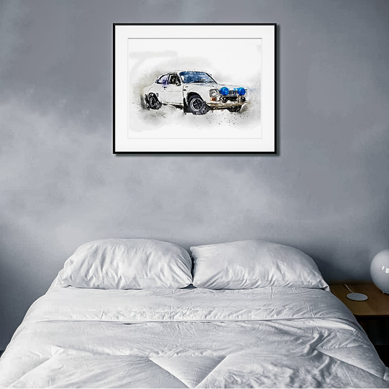 Classic Mk 1 Rally Car - Single Picture Frame Print