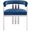 Fauteuil en velours Marcello Kenlea-2141634413