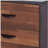 Walnut and Espresso 3-drawer Rectangular Accent Table-371348145
