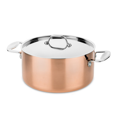 With Lid Toscana Copper