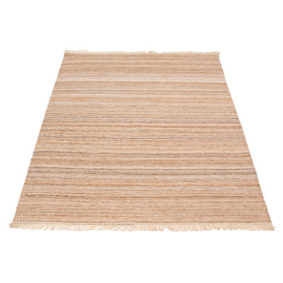 Boho brun clair Kilim 5 pi 4 po x 7 pi 6 po