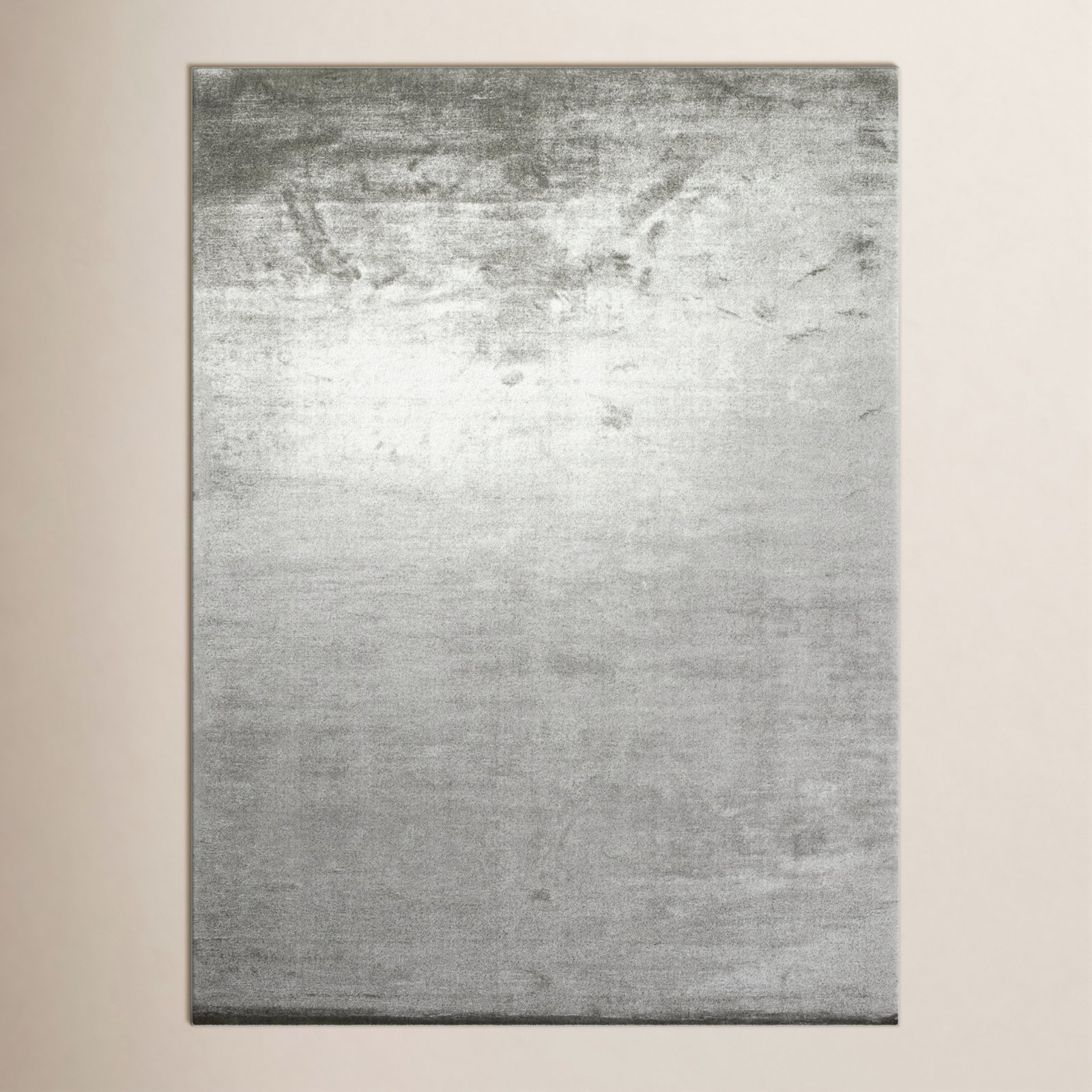 Adelia Hand Loomed Silk Area Rug in Oyster, Rectangle 8'6" x 11'6"